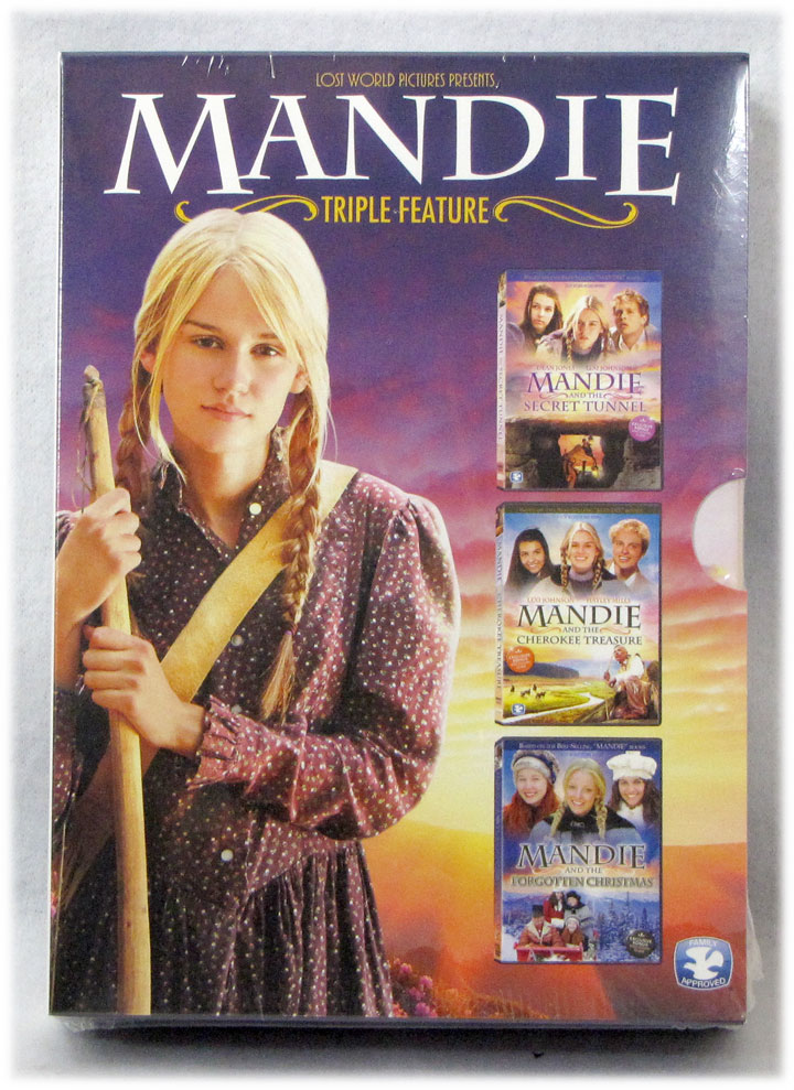 NEW The Mandie Trilogy DVD and Secret Tunnel Cherokee Treasure